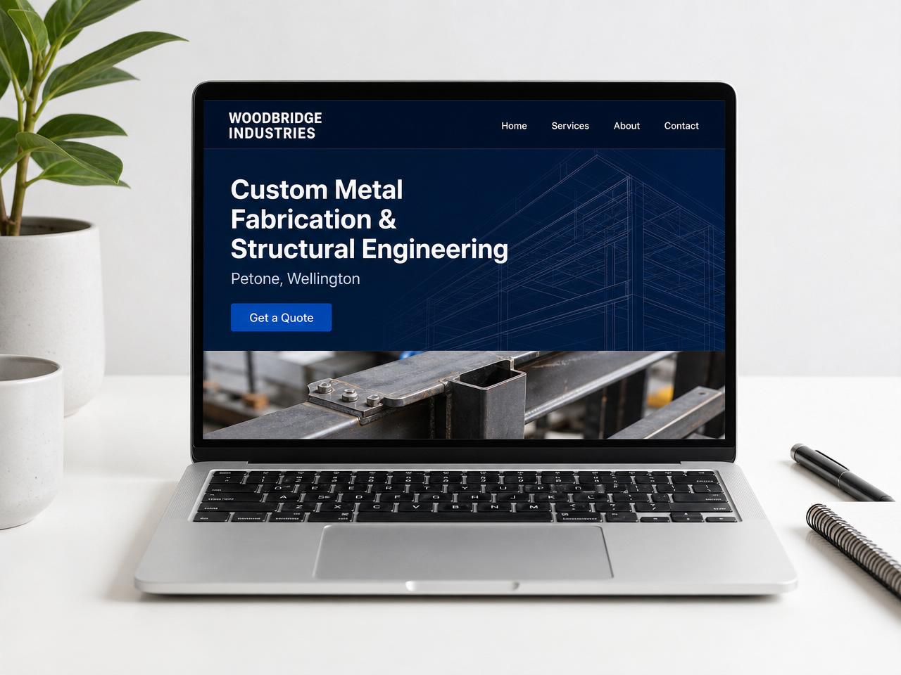 Woodbridge Industries website preview